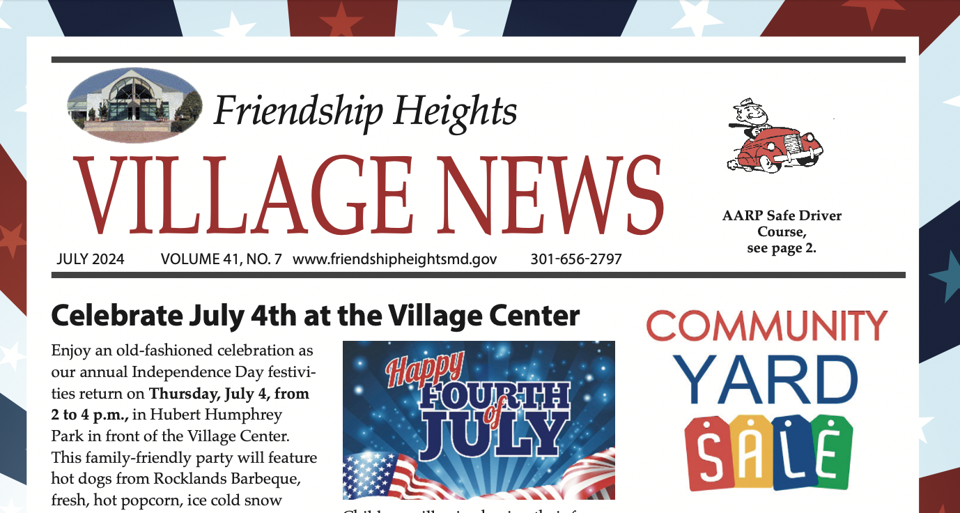 July Newsletter is Hot Off the Press!
