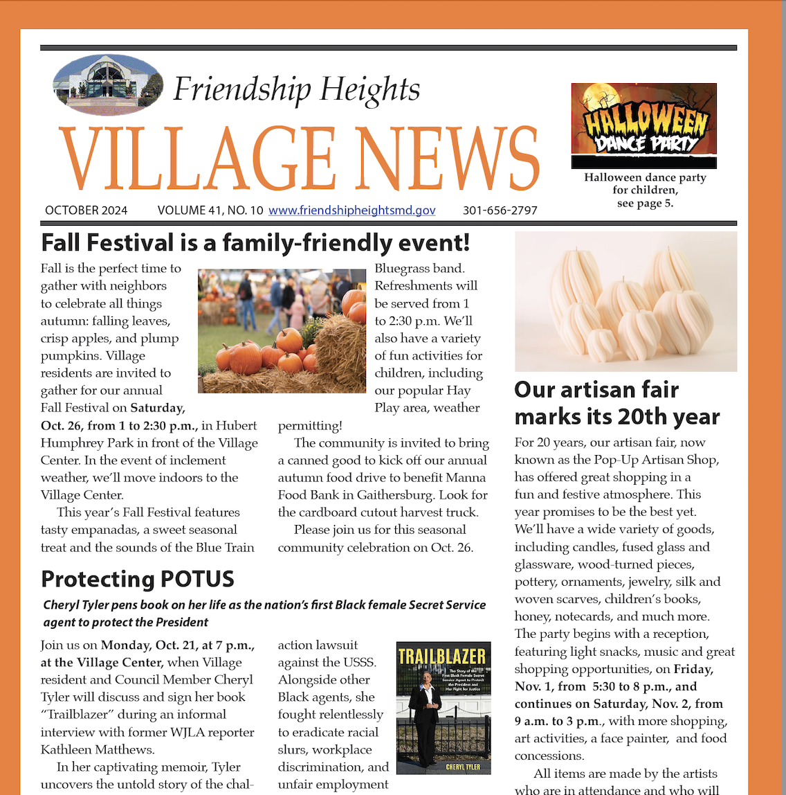 October Newsletter is Hot Off the Press!