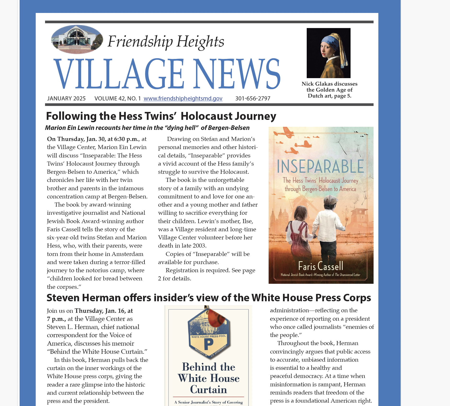 January Newsletter is Hot Off the Press!