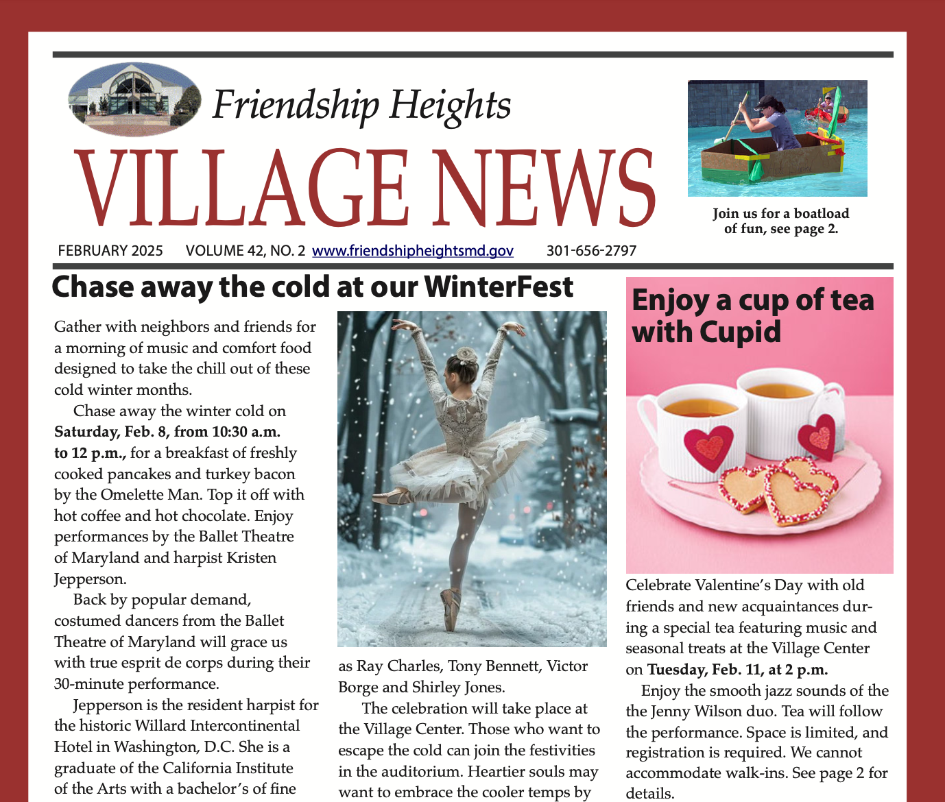 February Newsletter is Hot Off the Press!