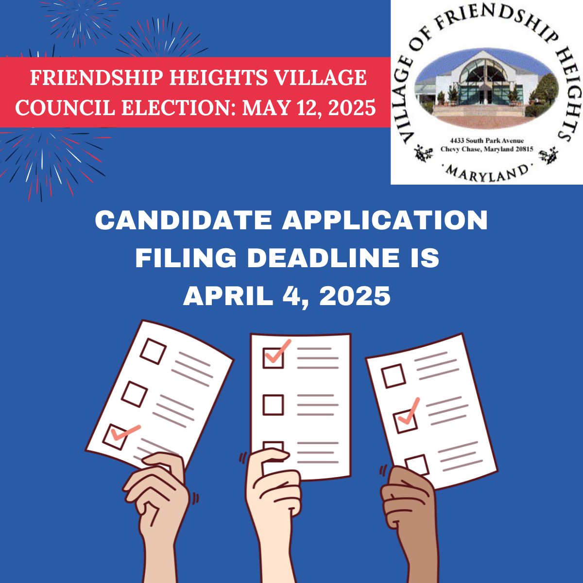 2025-2027 Village Council Candidates (May 12th Election)