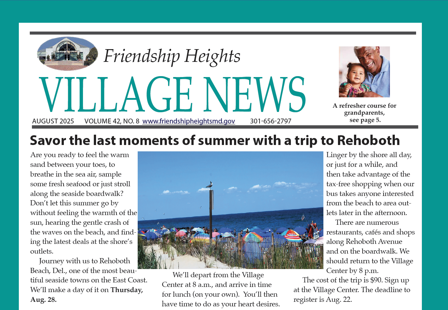 August Newsletter is Hot Off the Press!