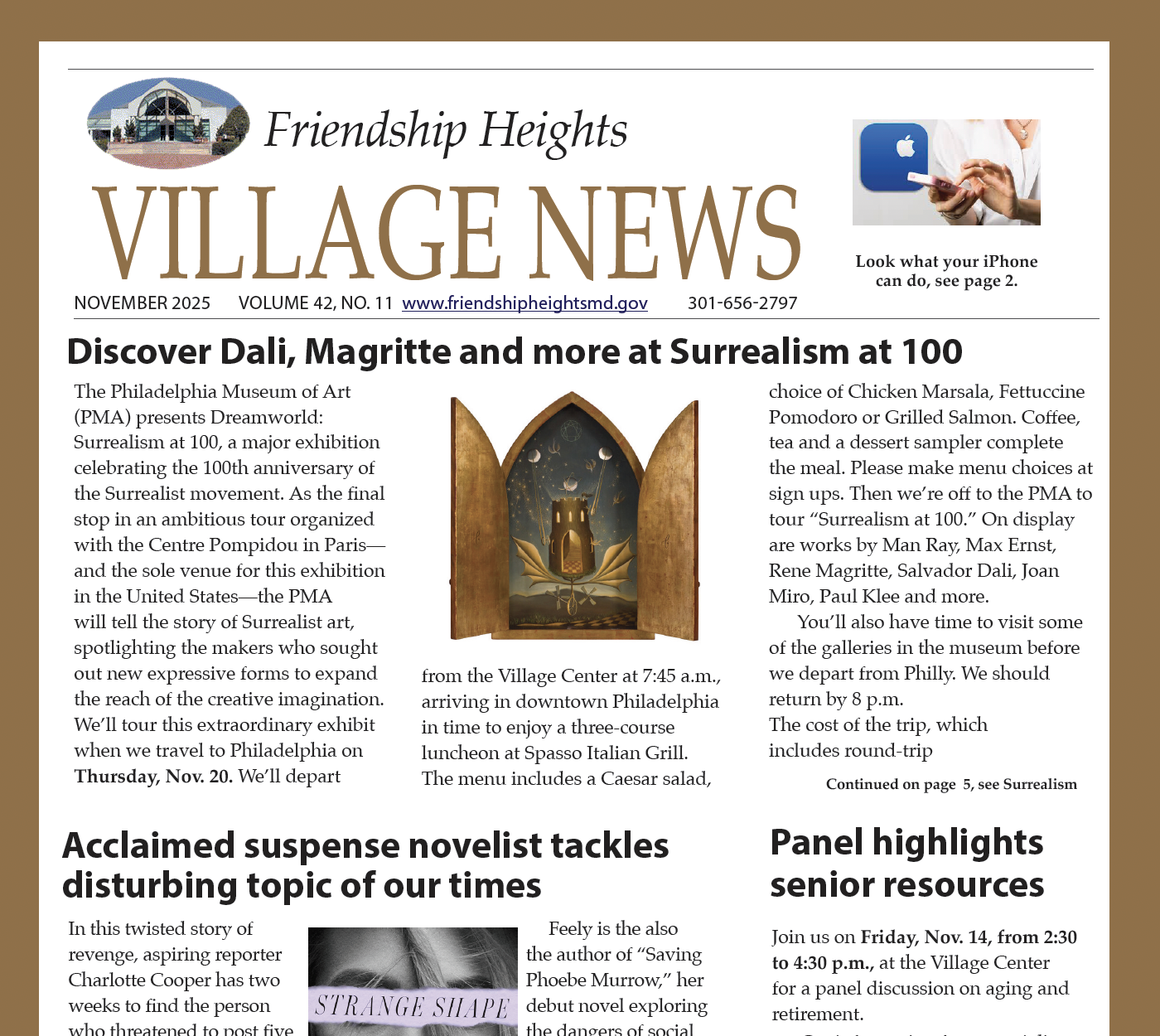November Newsletter is Hot Off the Press!