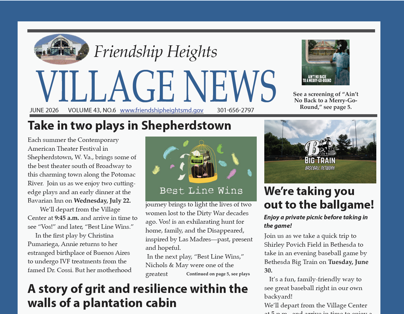 June Newsletter is Hot Off the Press!